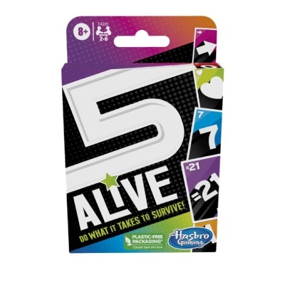 HASBRO GAMING Fun Card Game For The Family Five Alive Card Game 1s