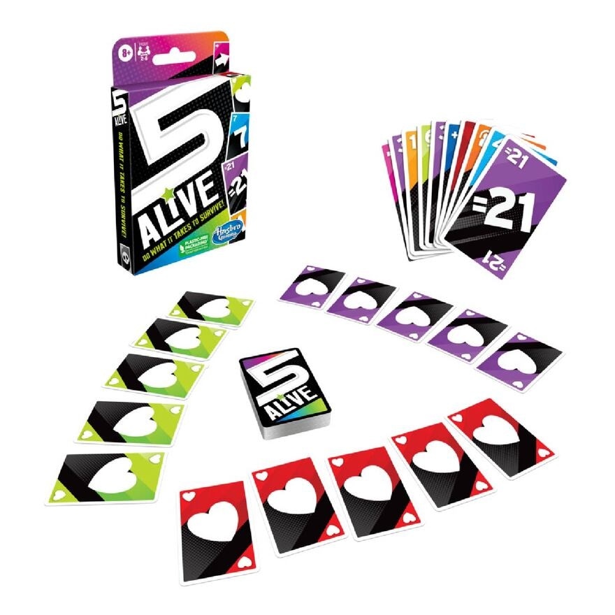 Fun Card Game For The Family Five Alive Card Game 1s