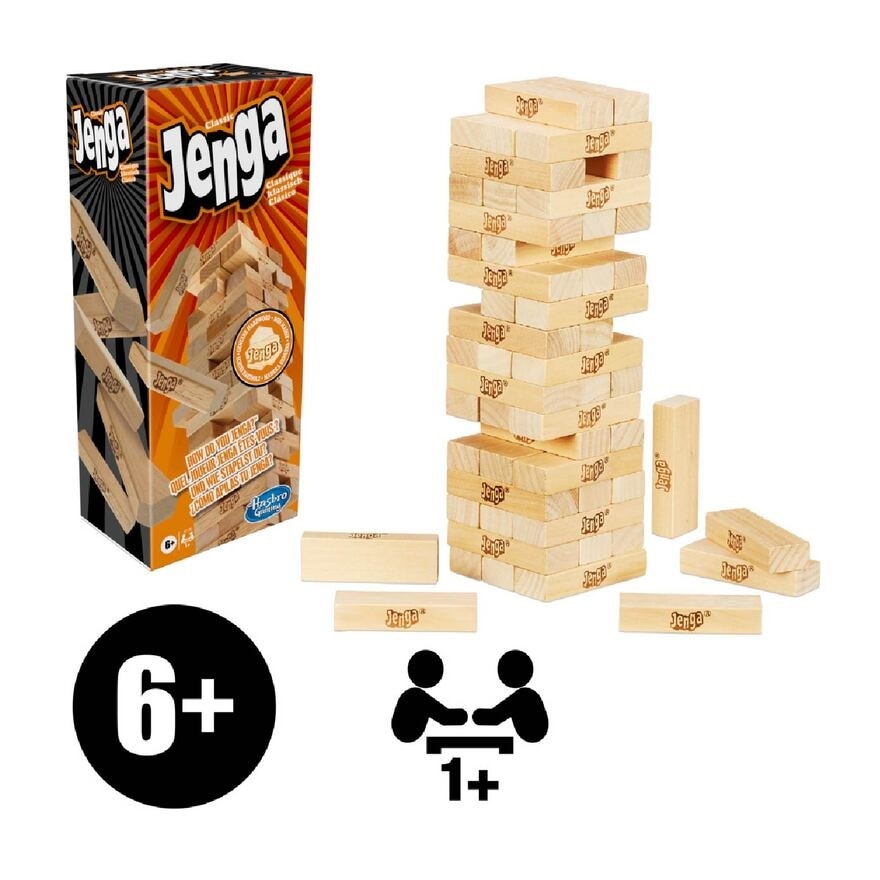 Jenga Classic Block-Stacking 1s