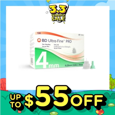 BD Ultra-Fine™ PRO Pen Needle (4mm x 32g) 100s