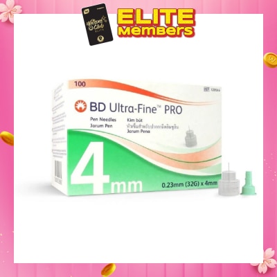 BD Ultra-Fine™ PRO Pen Needle (4mm x 32g) 100s