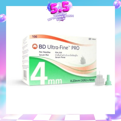 BD - Ultra-Fine™ PRO Pen Needle (4mm x 32g) 100s