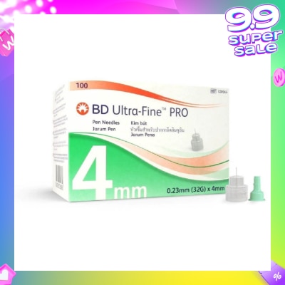 BD Ultra-Fine™ PRO Pen Needle (4mm x 32g) 100s