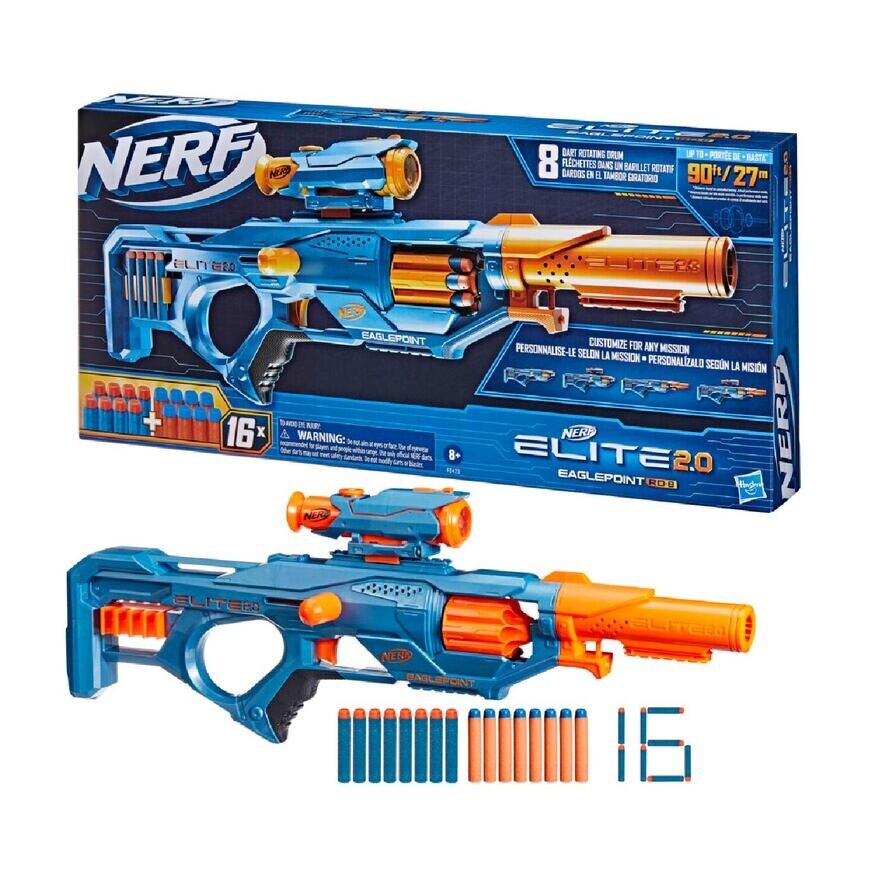 NERF Elite 2.0 Eaglepoint RD-8 1s | Seasonal & Gift Sets | Watsons