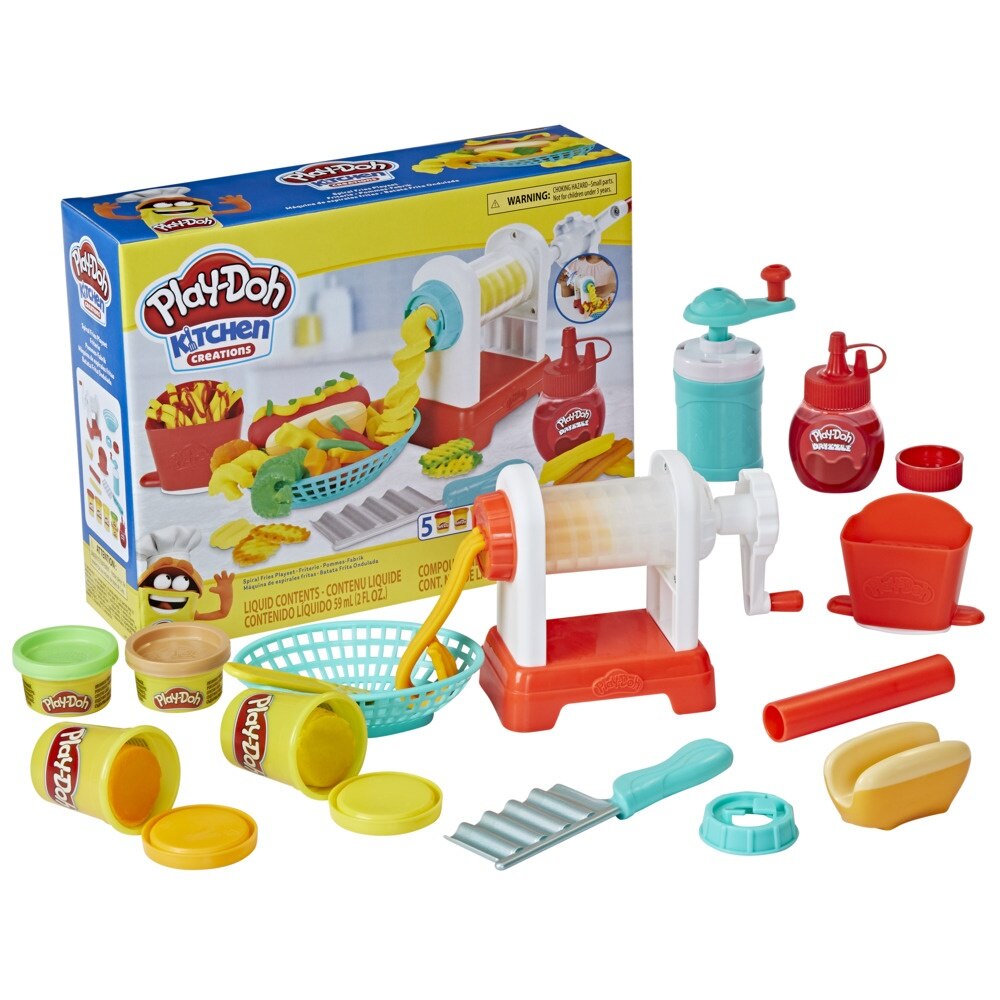 PLAY-DOH Kitchen Creation Spiral Fries Playset 1s | Seasonal