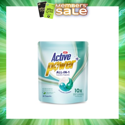 UIC - Active Power+ All-In-1- Laundry Capsule Aromatic Garden 30s
