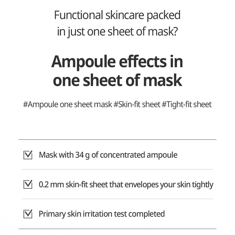 Pro Hyal Shot Moisture Ampoule Sheet Mask 1s