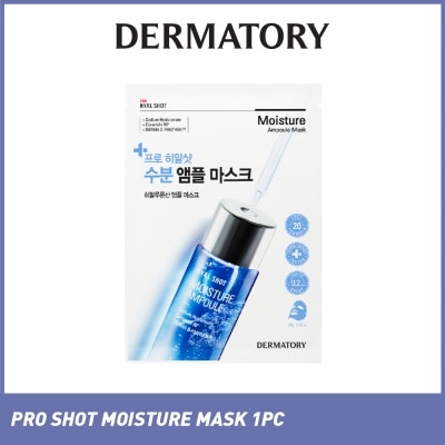 DERMATORY Pro Hyal Shot Moisture Ampoule Sheet Mask 1s