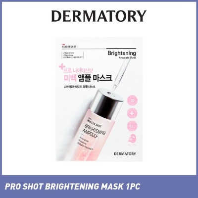 DERMATORY Pro Niacin Shot Brightening Ampoule Sheet Mask 1s