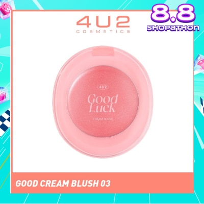 4U2 Good Cream Blush 03 Good Luck 1s