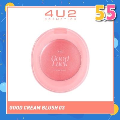 4U2 Good Cream Blush 03 Good Luck 1s