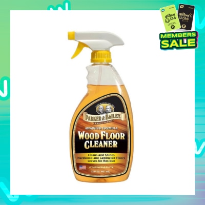 PARKER & BAILEY Wood Floor Cleaner (Deep Gentle Clean for Hardwood & Laminate & Faux Floors) 651ml