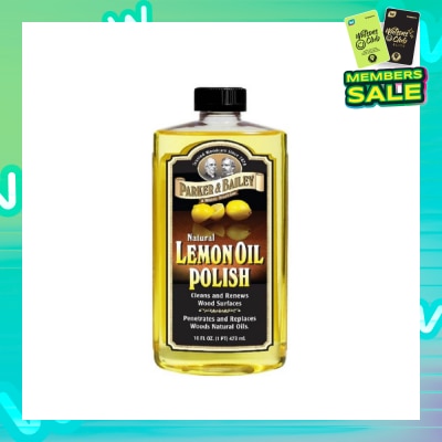 PARKER & BAILEY Natural Lemon Oil Polish Fresh Lemon Scent (Cleans & Renews Wood Surface) 473ml