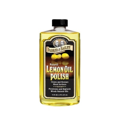 PARKER & BAILEY Natural Lemon Oil Polish Fresh Lemon Scent (Cleans & Renews Wood Surface) 473ml