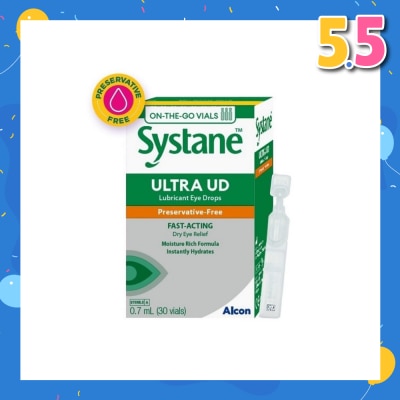 ALCON Systane Ultra HD High Performance Lubricant Eye Drops 0.7ml x 30s