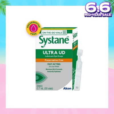 ALCON Systane Ultra HD High Performance Lubricant Eye Drops 0.7ml x 30s
