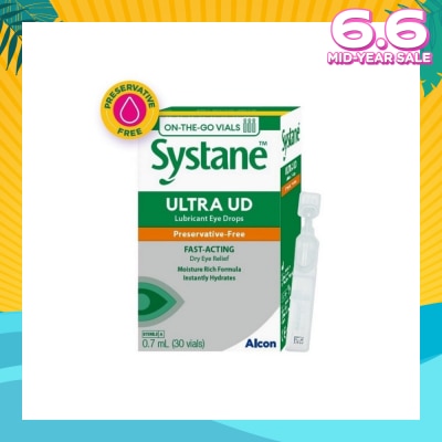 ALCON Systane Ultra HD High Performance Lubricant Eye Drops 0.7ml x 30s