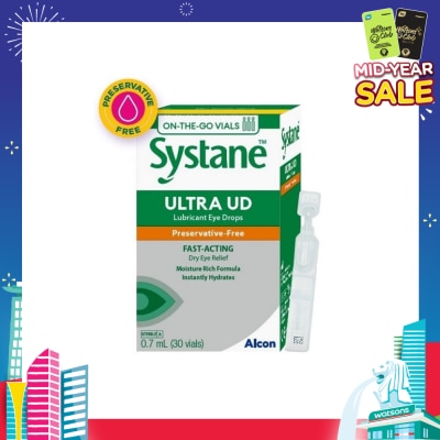 ALCON Systane Ultra HD High Performance Lubricant Eye Drops 0.7ml x 30s