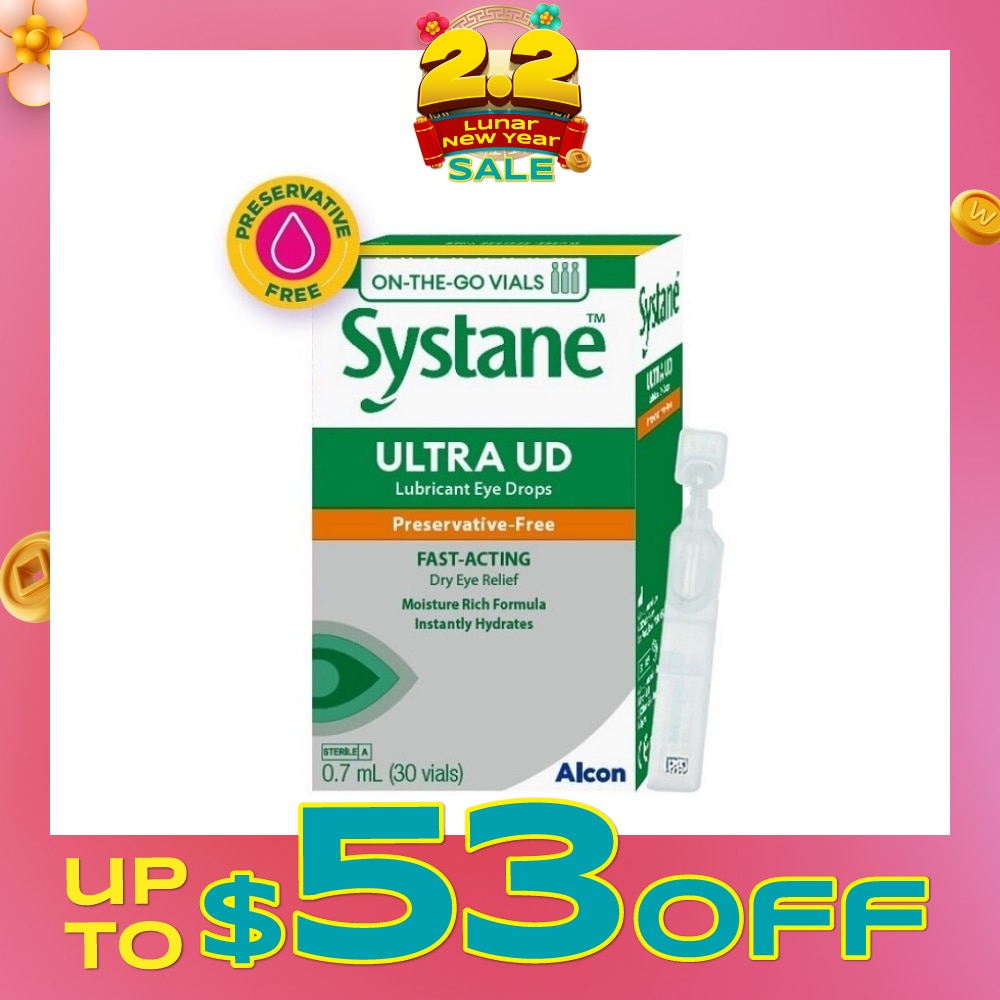 Systane Ultra Unit Dose 0.7ml x 30s (Expiry: April`2026)