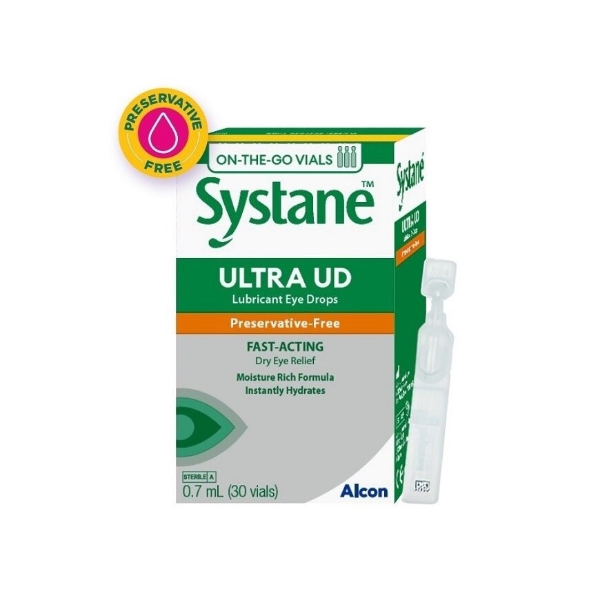 Systane Ultra HD High Performance Lubricant Eye Drops 0.7ml x 30s<BR>