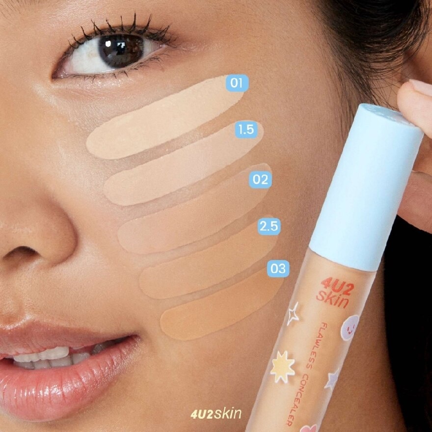 Skin Flawless Concealer 01 Milky (Alcohol-Free & Paraben-Free) 1s