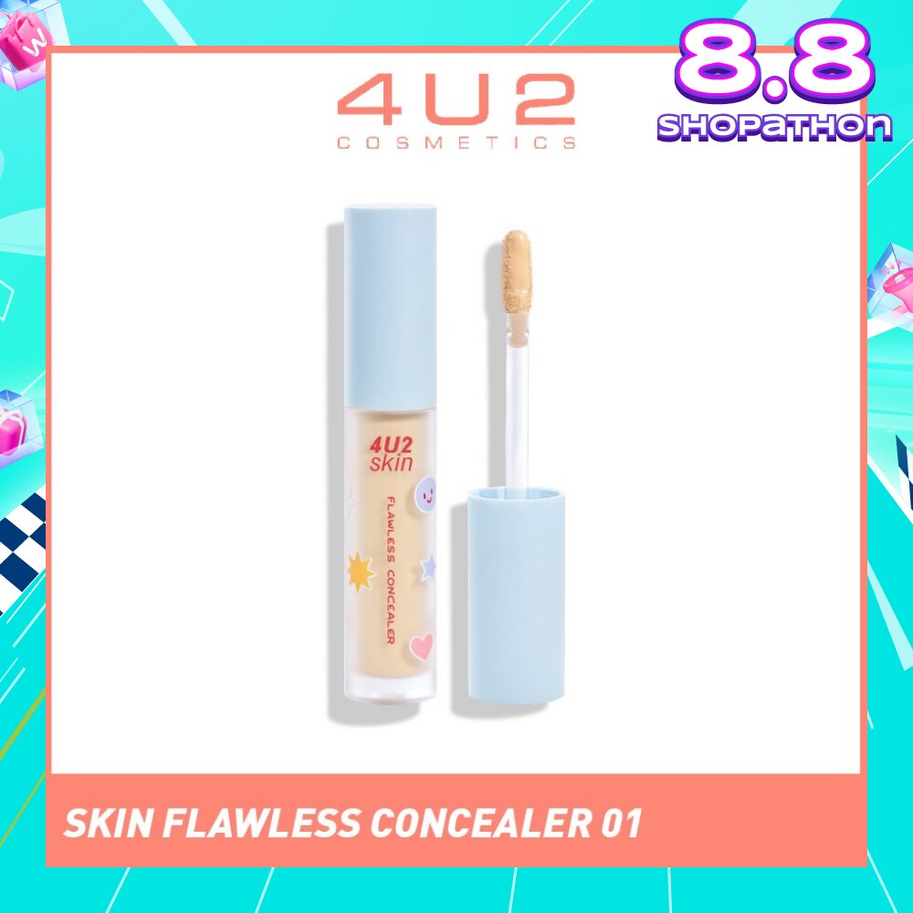 Skin Flawless Concealer 01 Milky (Alcohol-Free & Paraben-Free) 1s