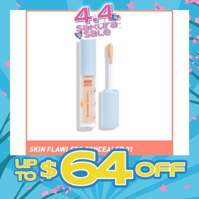 4U2 - Skin Flawless Concealer 01 Milky (Alcohol-Free & Paraben-Free) 1s
