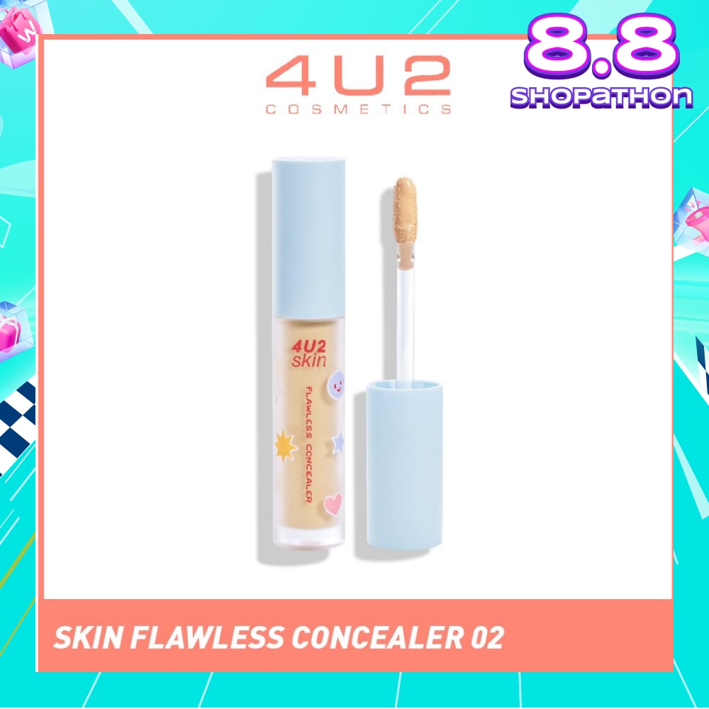 Skin Flawless Concealer 02 Beige (Alcohol-Free & Paraben-Free) 1s