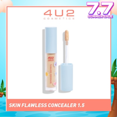 4U2 Skin Flawless Concealer 1.5 Fair (Alcohol-Free & Paraben-Free) 1s