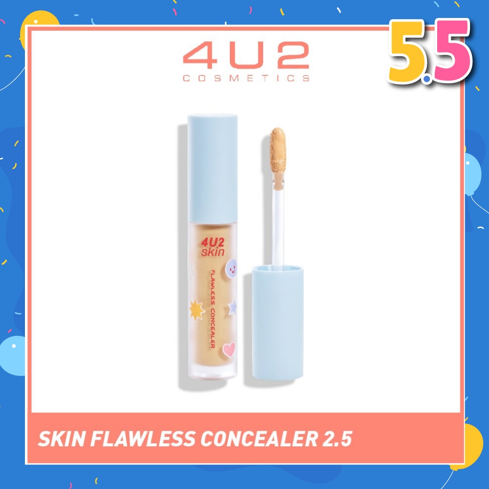 Skin Flawless Concealer 2.5 Warm Beige (Alcohol-Free & Paraben-Free) 1s