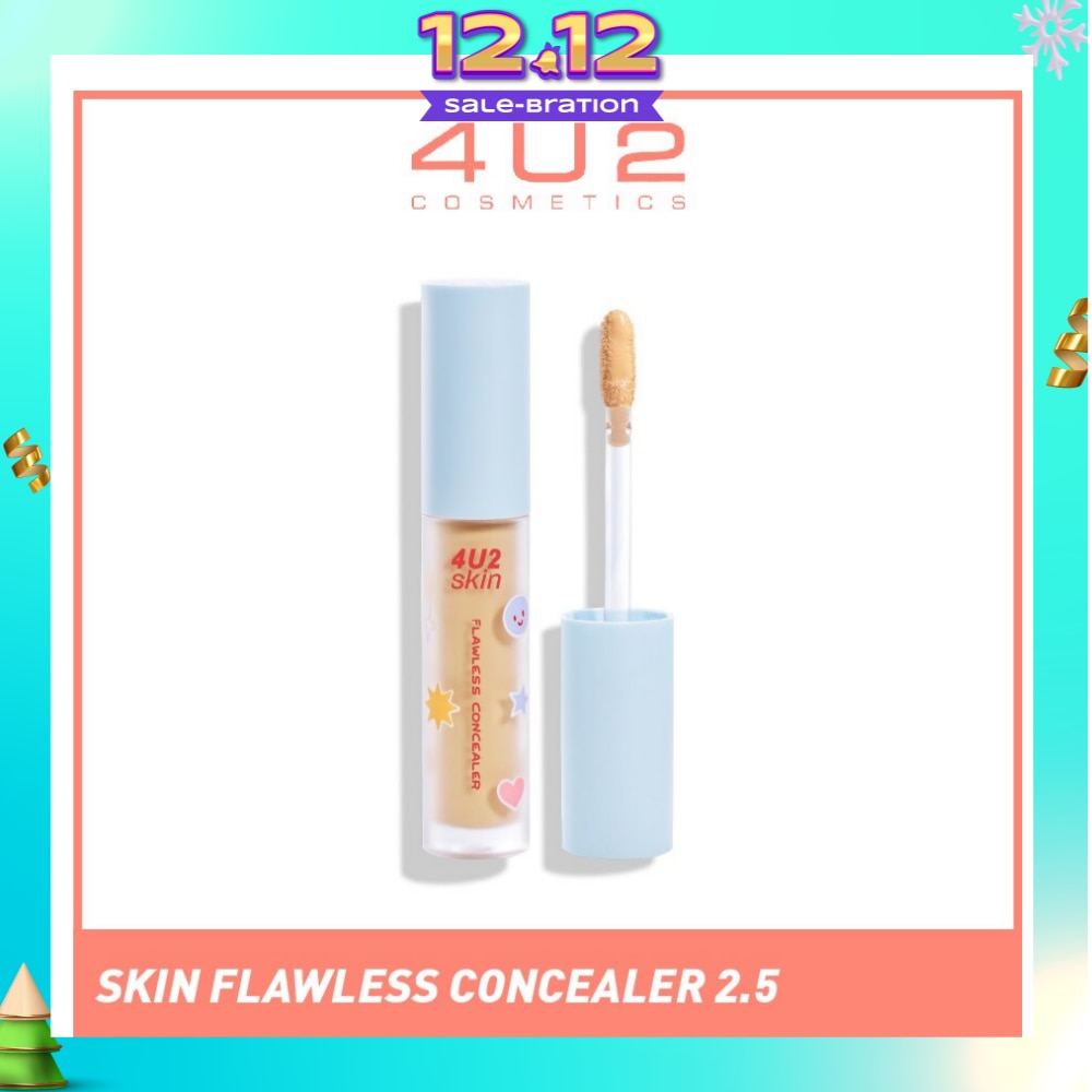 Skin Flawless Concealer 2.5 Warm Beige (Alcohol-Free & Paraben-Free) 1s