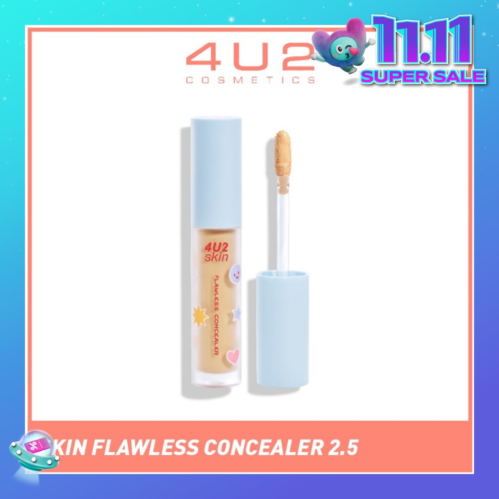 Skin Flawless Concealer 2.5 Warm Beige (Alcohol-Free & Paraben-Free) 1s