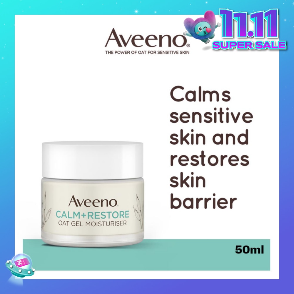 Calm+ Restore Oat Gel Moisturiser (To Soothe + Replenishes Skin's Moisture Barrier) 50ml