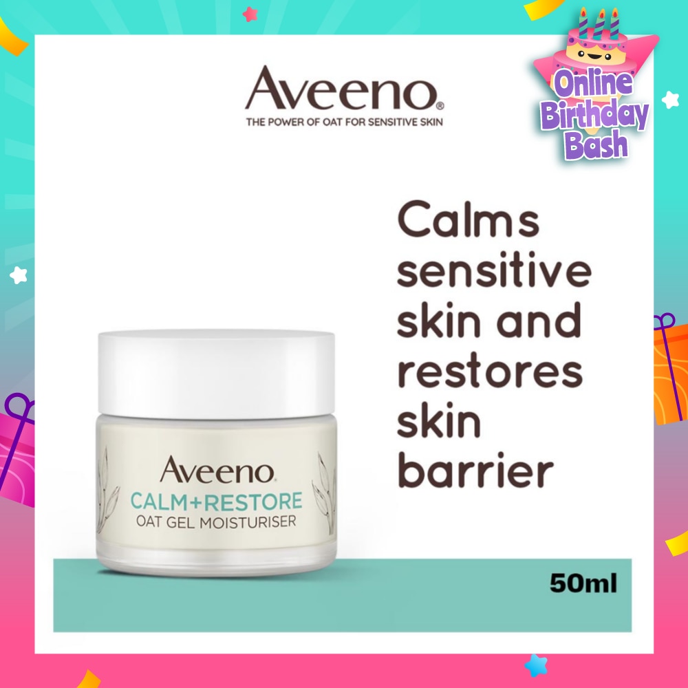 Calm+ Restore Oat Gel Moisturiser (To Soothe + Replenishes Skin's Moisture Barrier) 50ml