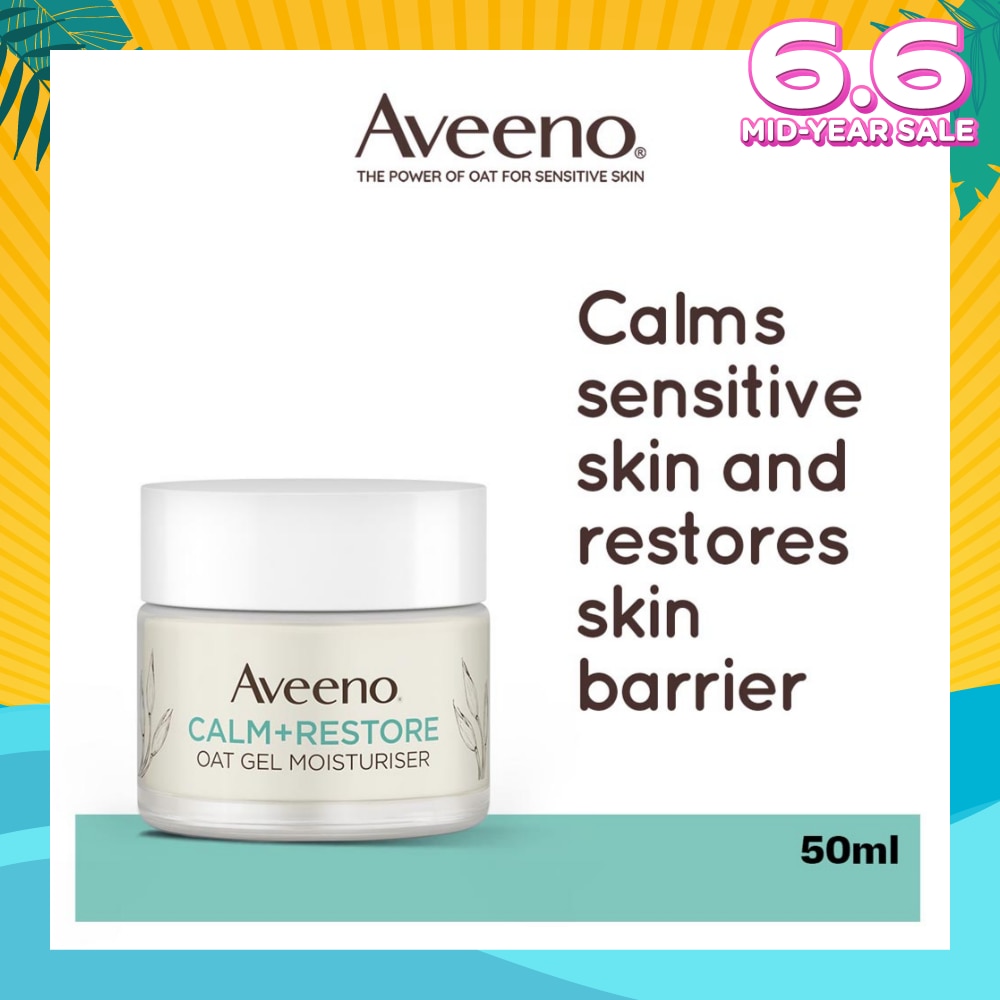 Calm+ Restore Oat Gel Moisturiser (To Soothe + Replenishes Skin's Moisture Barrier) 50ml