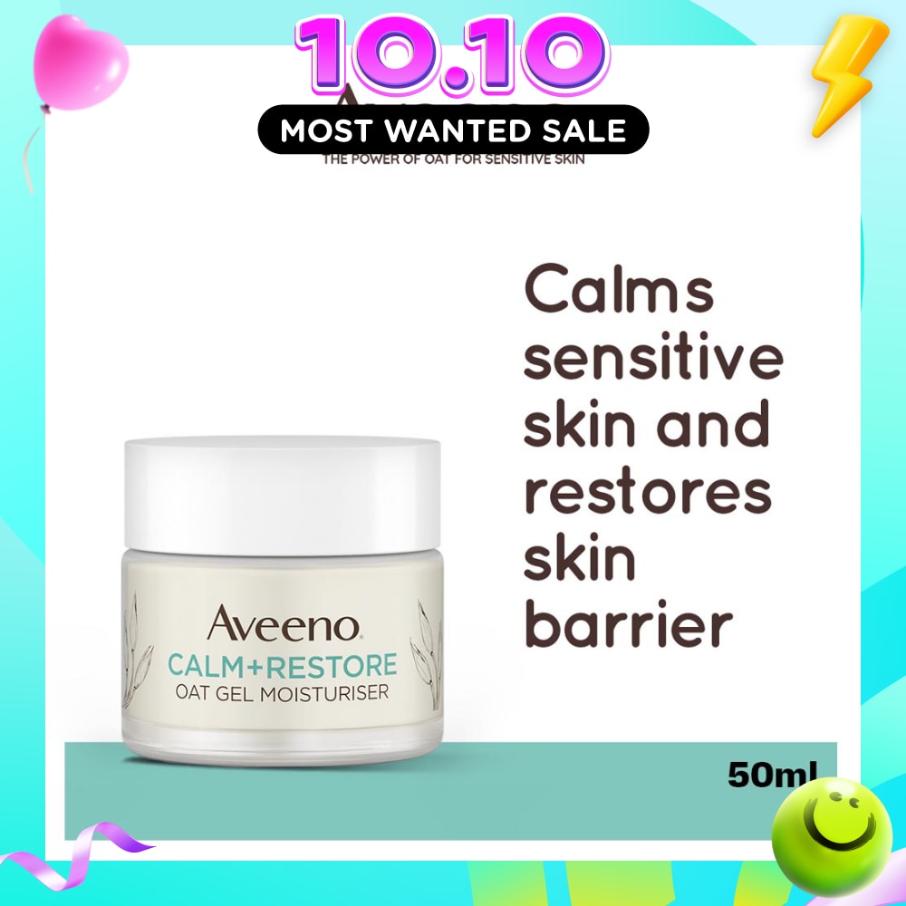 Calm+ Restore Oat Gel Moisturiser (To Soothe + Replenishes Skin's Moisture Barrier) 50ml image
