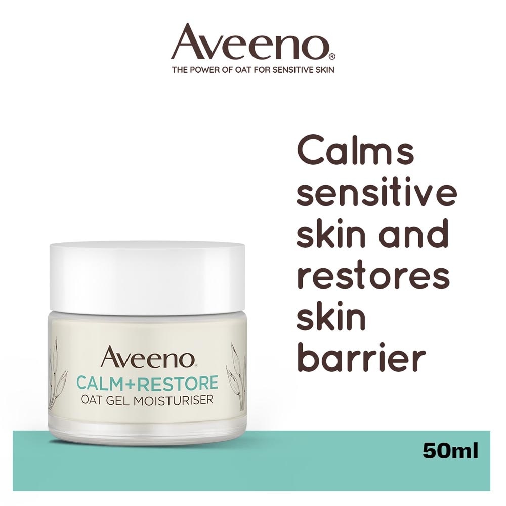 Calm+ Restore Oat Gel Moisturiser (To Soothe + Replenishes Skin's Moisture Barrier) 50ml