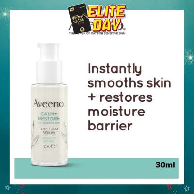 AVEENO - Calm+ Restore Triple Oat Serum (To Smoothes Skin + Restores Moisture Barrier) 30ml