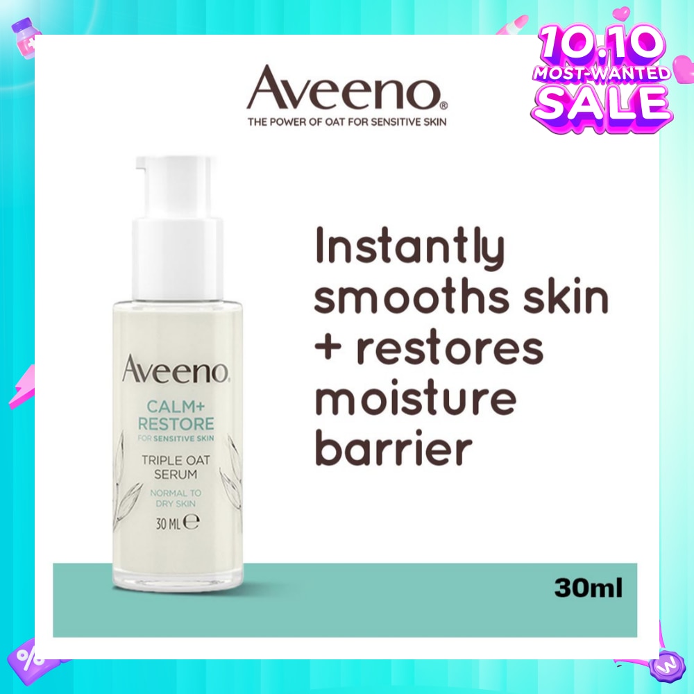 Calm+ Restore Triple Oat Serum (To Smoothes Skin + Restores Moisture Barrier) 30ml