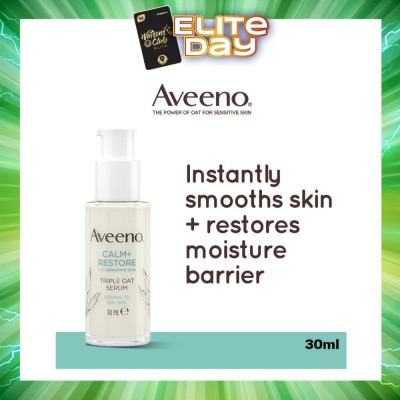 AVEENO - Calm+ Restore Triple Oat Serum (To Smoothes Skin + Restores Moisture Barrier) 30ml