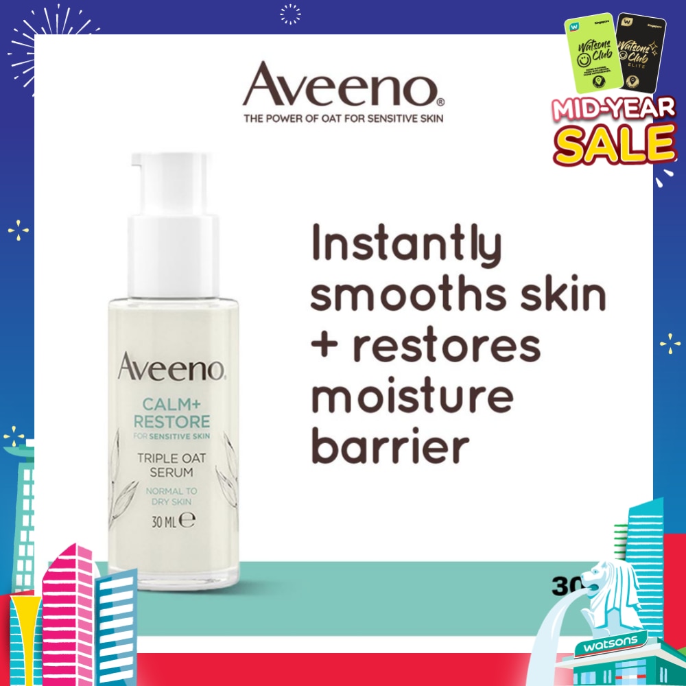 Calm+ Restore Triple Oat Serum (To Smoothes Skin + Restores Moisture Barrier) 30ml