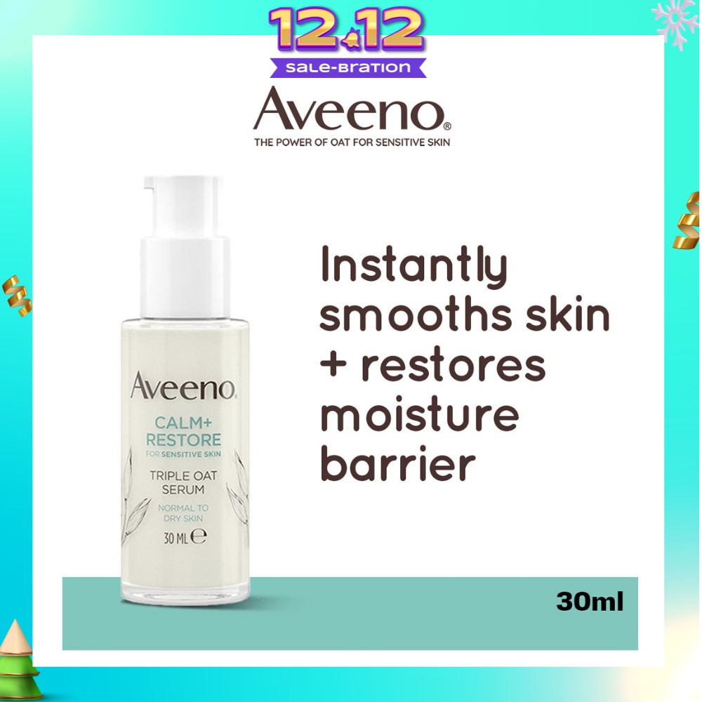 Calm+ Restore Triple Oat Serum (To Smoothes Skin + Restores Moisture Barrier) 30ml