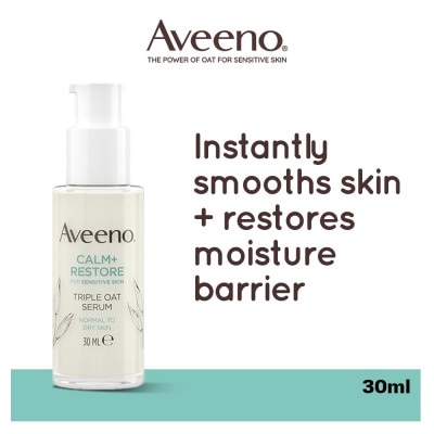 AVEENO Calm+ Restore Triple Oat Serum (To Smoothes Skin + Restores Moisture Barrier) 30ml