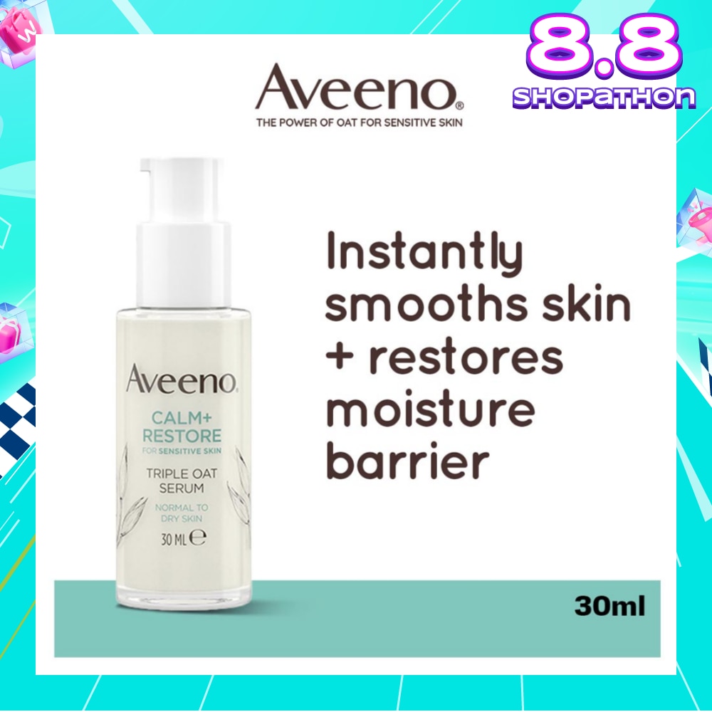 Calm+ Restore Triple Oat Serum (To Smoothes Skin + Restores Moisture Barrier) 30ml