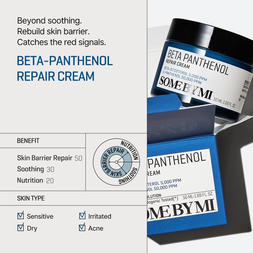 Beta Panthenol Repair Cream (To Improve Highly Sensitive Skin) 50ml