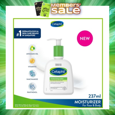 CETAPHIL - Dry To Normal & Sensitive Skin Moisturising Lotion (For Face & Body) 237ml