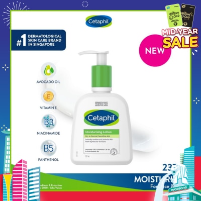 CETAPHIL Dry To Normal & Sensitive Skin Moisturising Lotion (For Face & Body) 237ml
