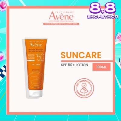 EAU THERMALE AVENE Lotion SPF50+ UVA/UVB (No White Streaks & Water-Resistant) 100ml