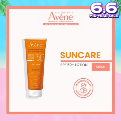 EAU THERMALE AVENE Lotion SPF50+ UVA/UVB (No White Streaks & Water-Resistant) 100ml