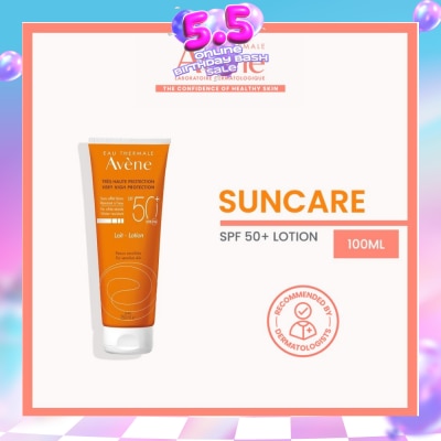 AVÈNE - Lotion SPF50+ UVA/UVB (No White Streaks & Water-Resistant) 100ml